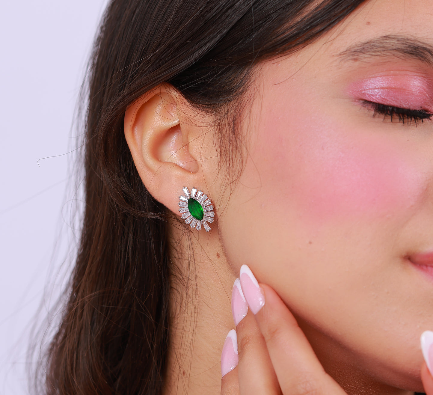 Boucle D'oreille Nova Green