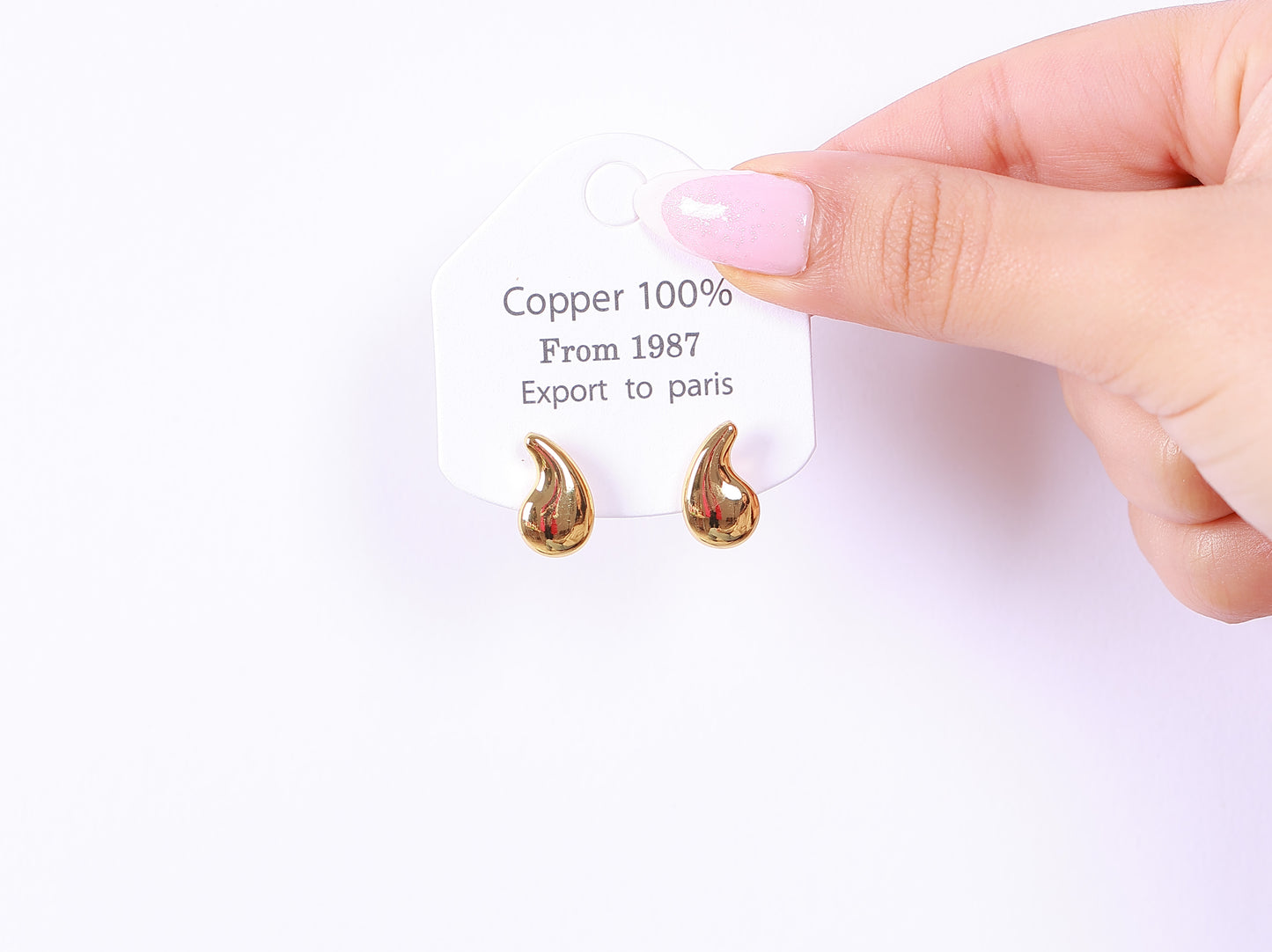 Boucle D'oreille Golden Crescent