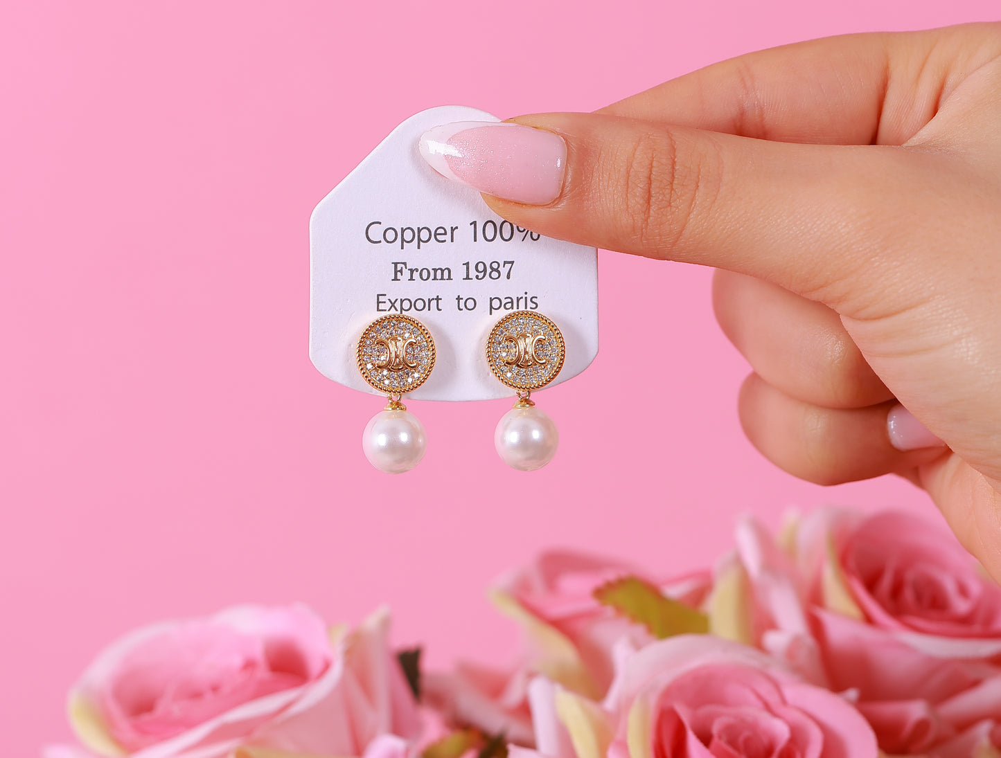 Boucle D'oreille Genevive Pearl