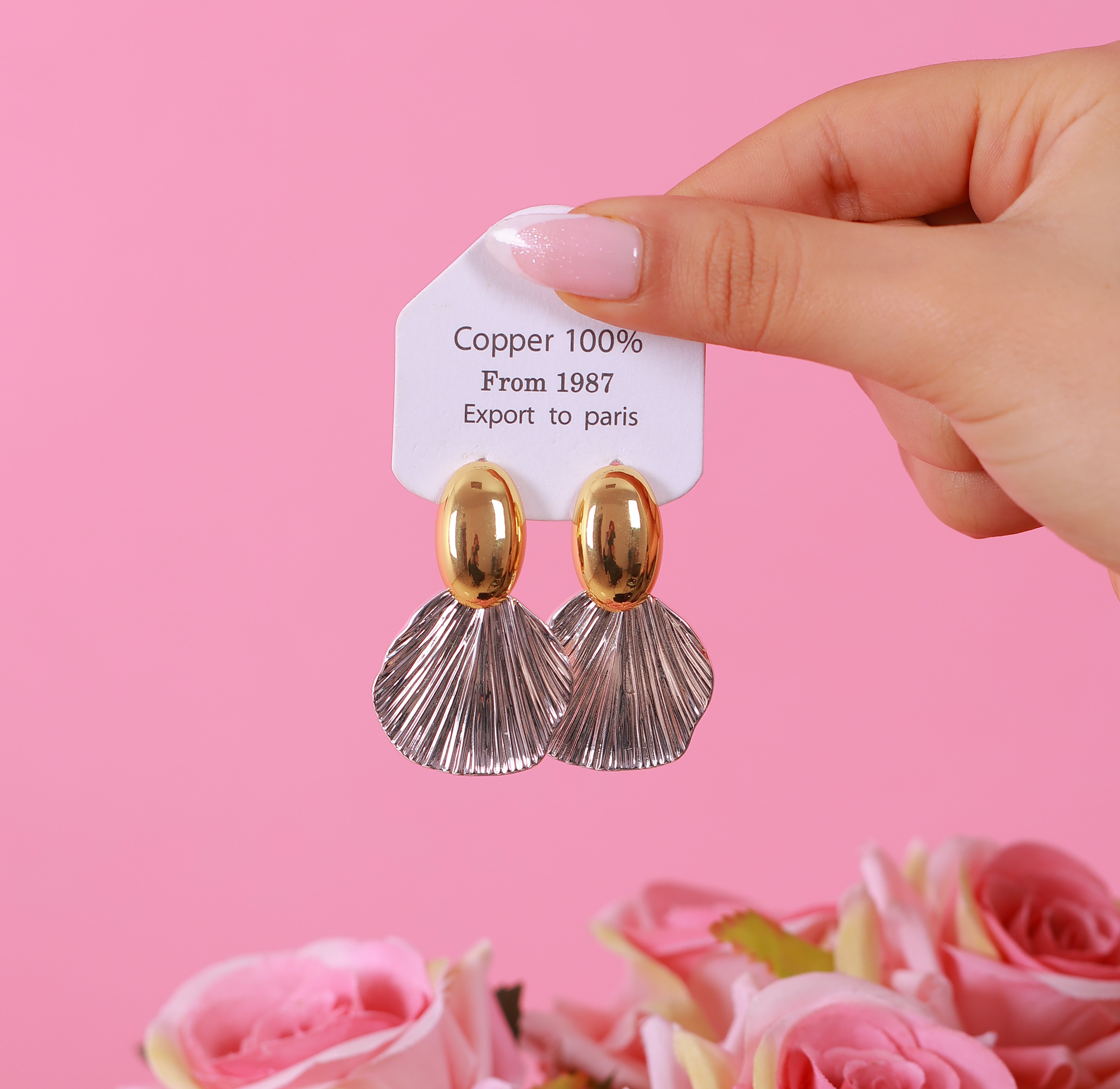 Boucle D'oreille Oval Touch