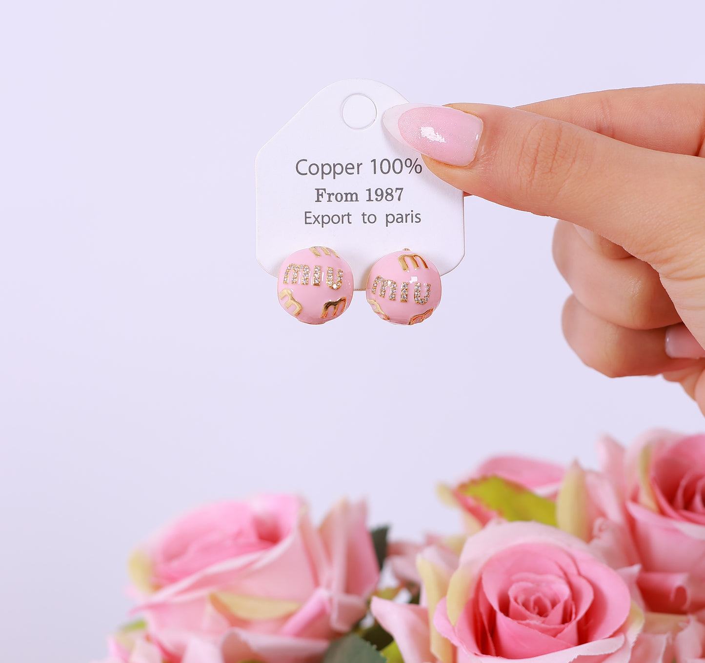 Boucle D'oreille Victoria Pink