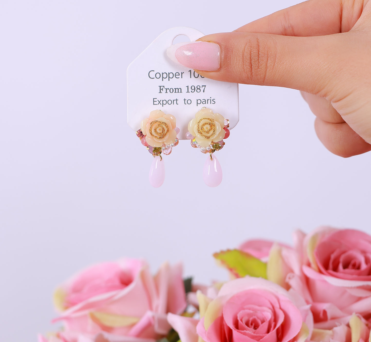 Boucle D'oreille Peony