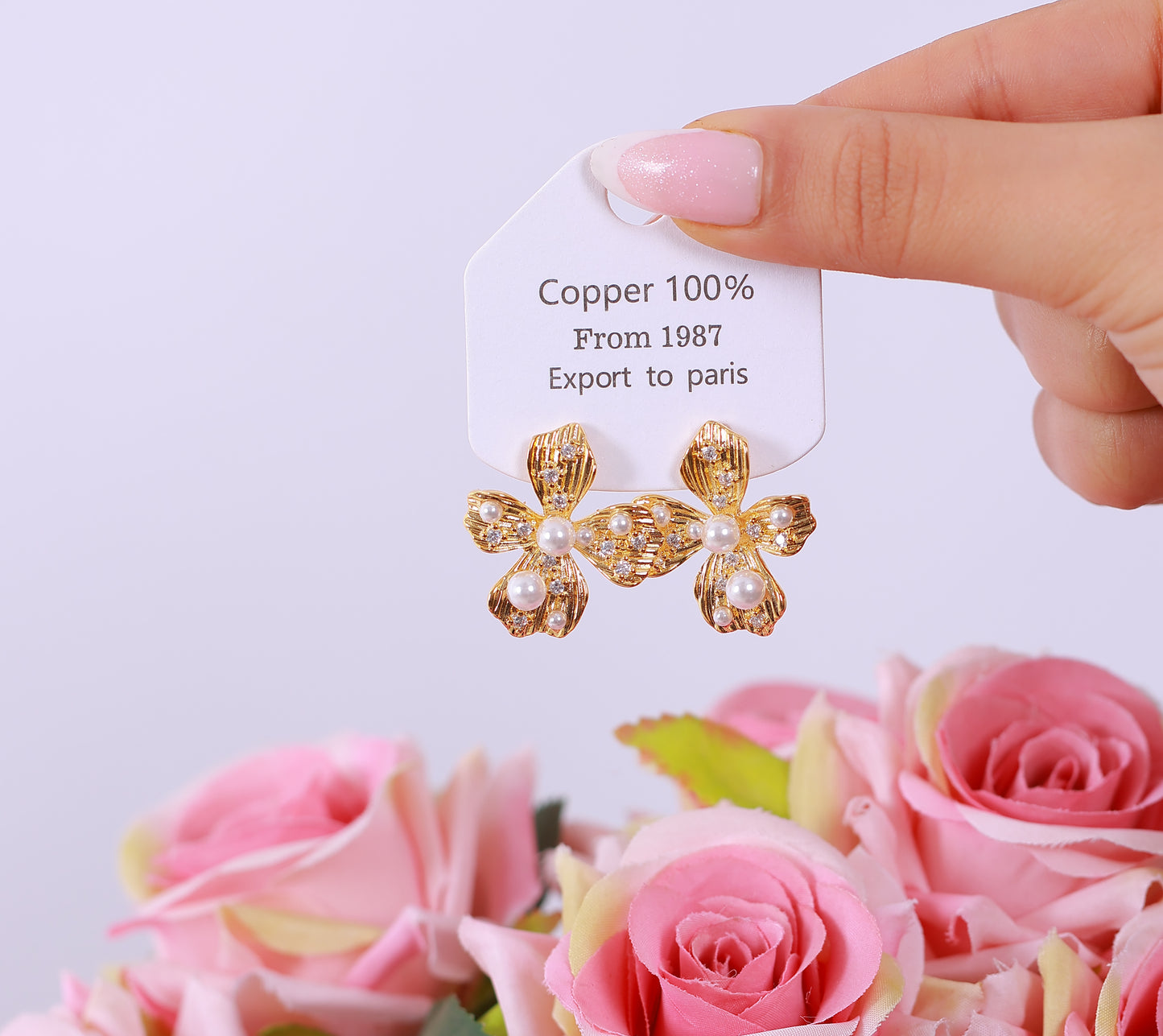 Boucle D'oreille Lustrous Alloy