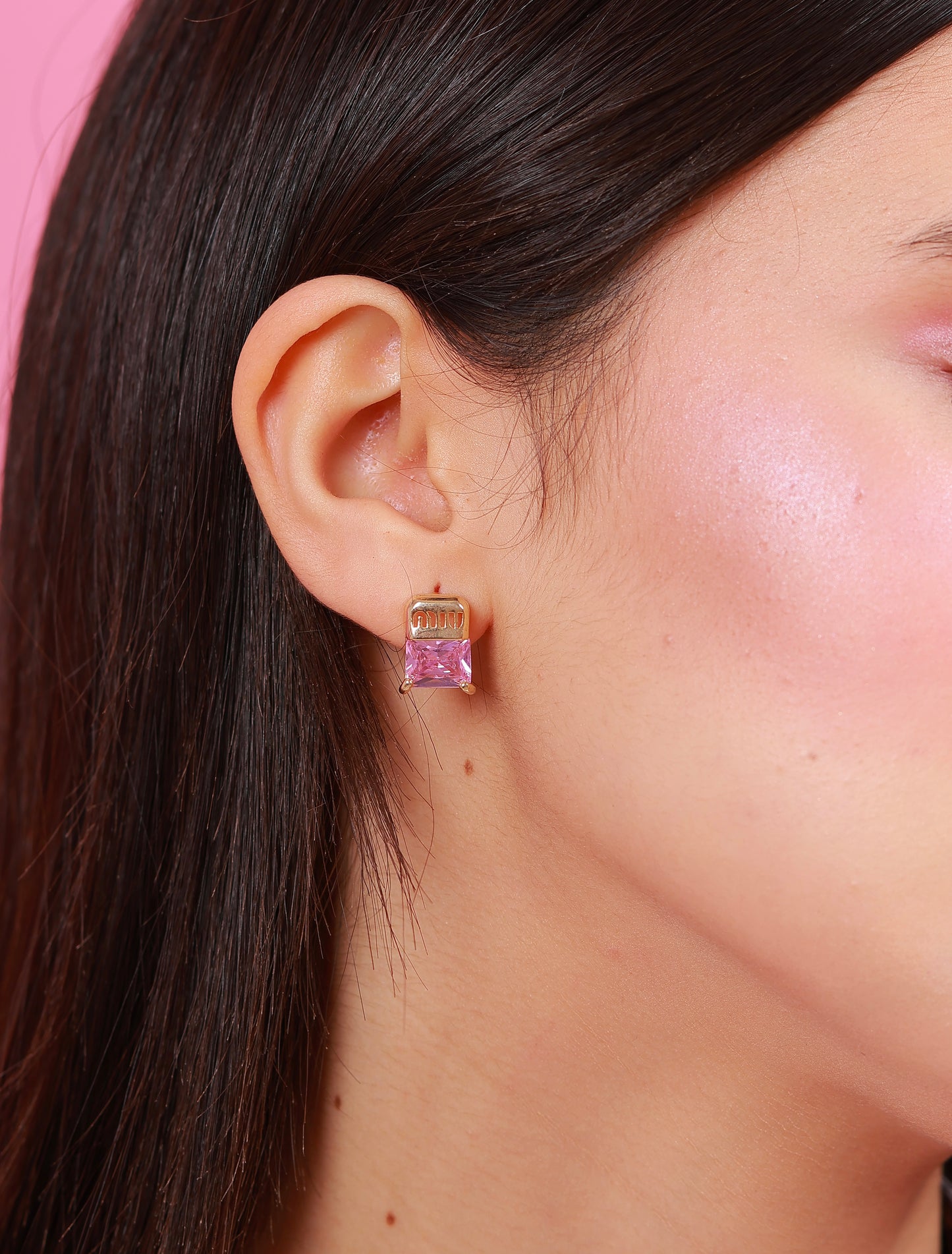 Boucle D'oreille Mila Pink