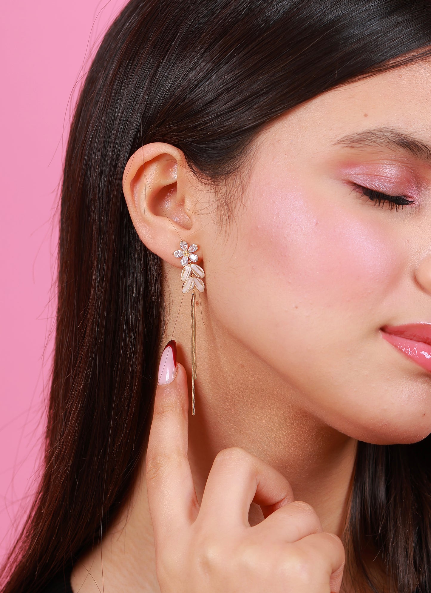 Boucle D'oreille Glow Leaf