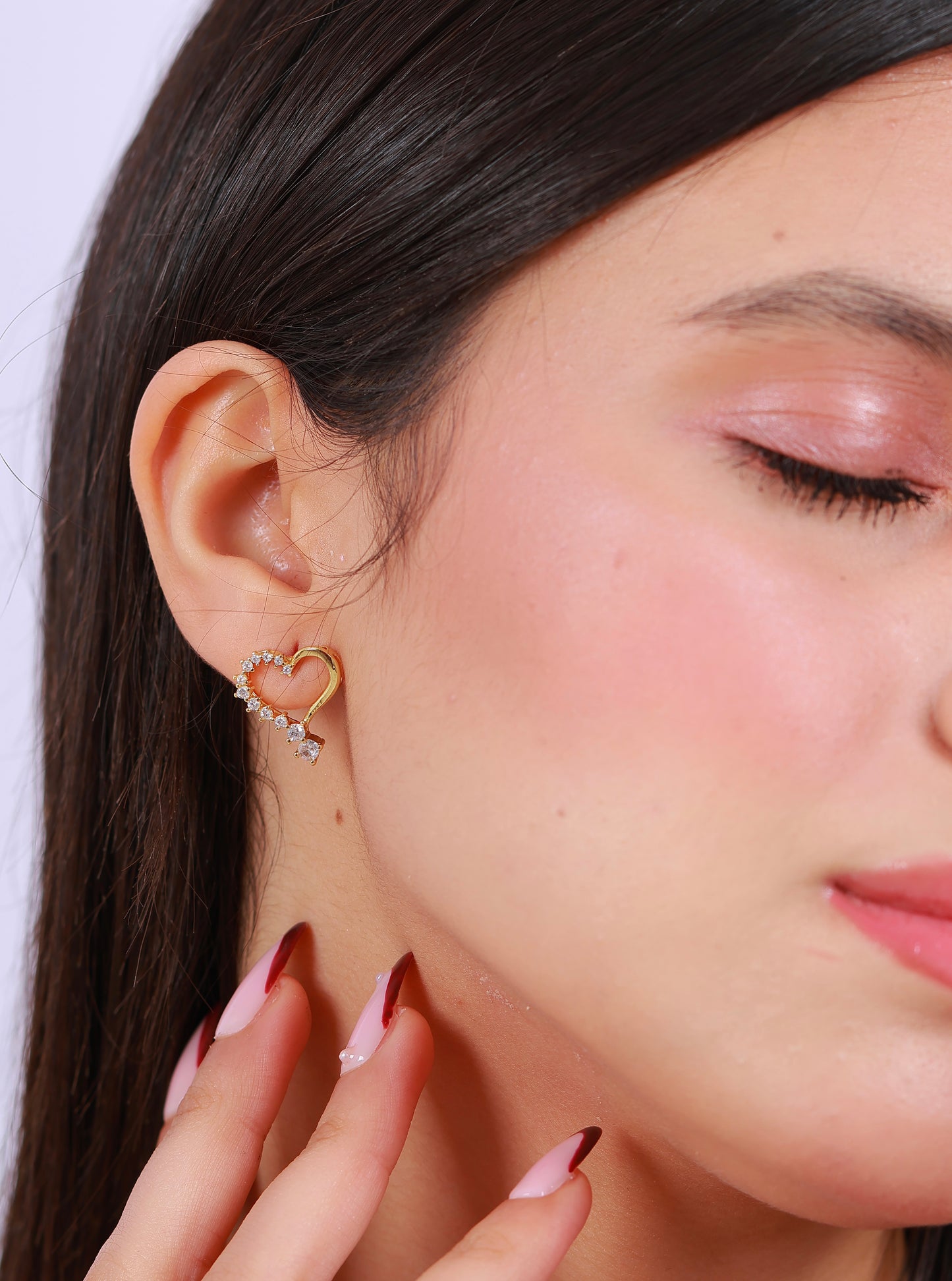 Boucle D'oreille Golden Heart