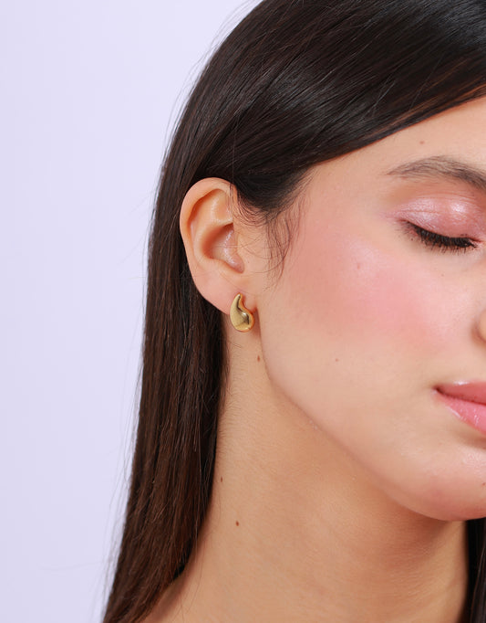 Boucle D'oreille Golden Olive