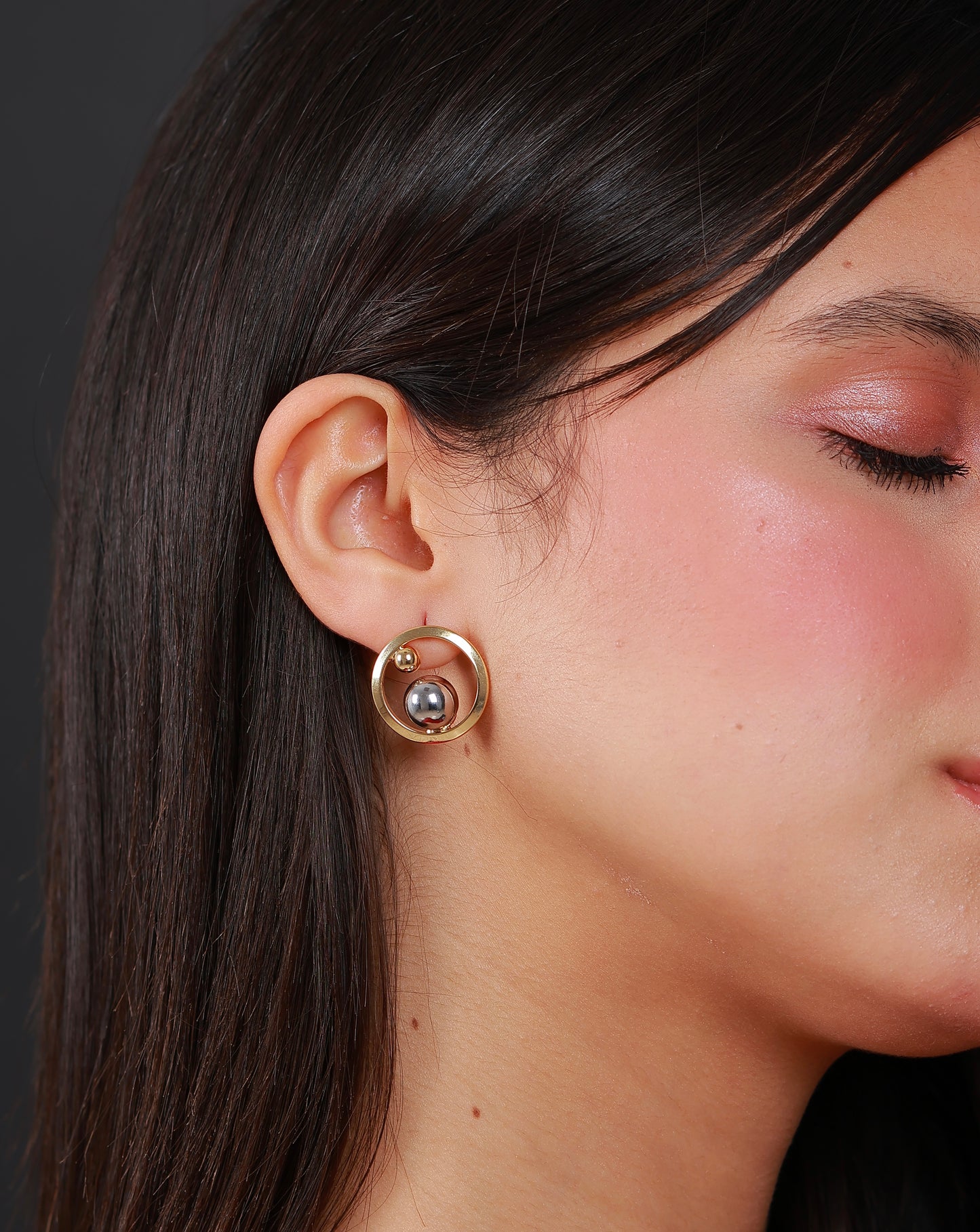 Boucle D'oreille Golden Queen