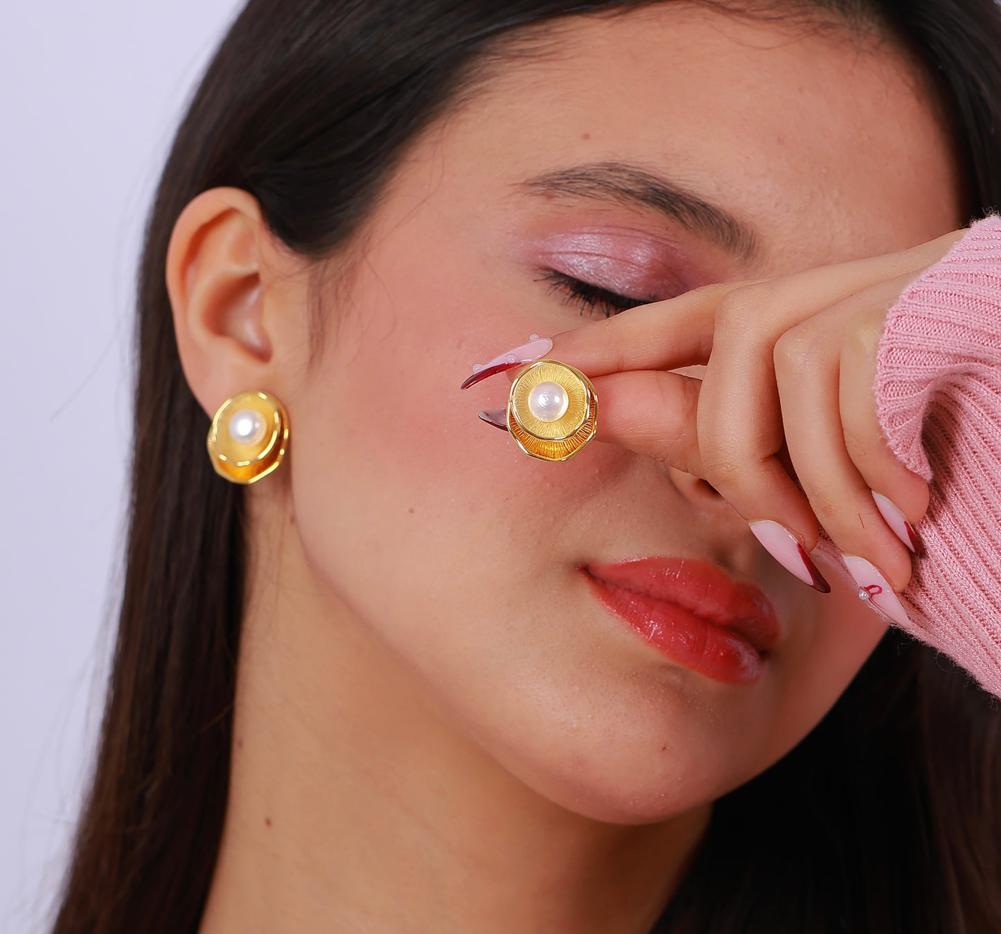 Boucle D'oreille Flores Pearl