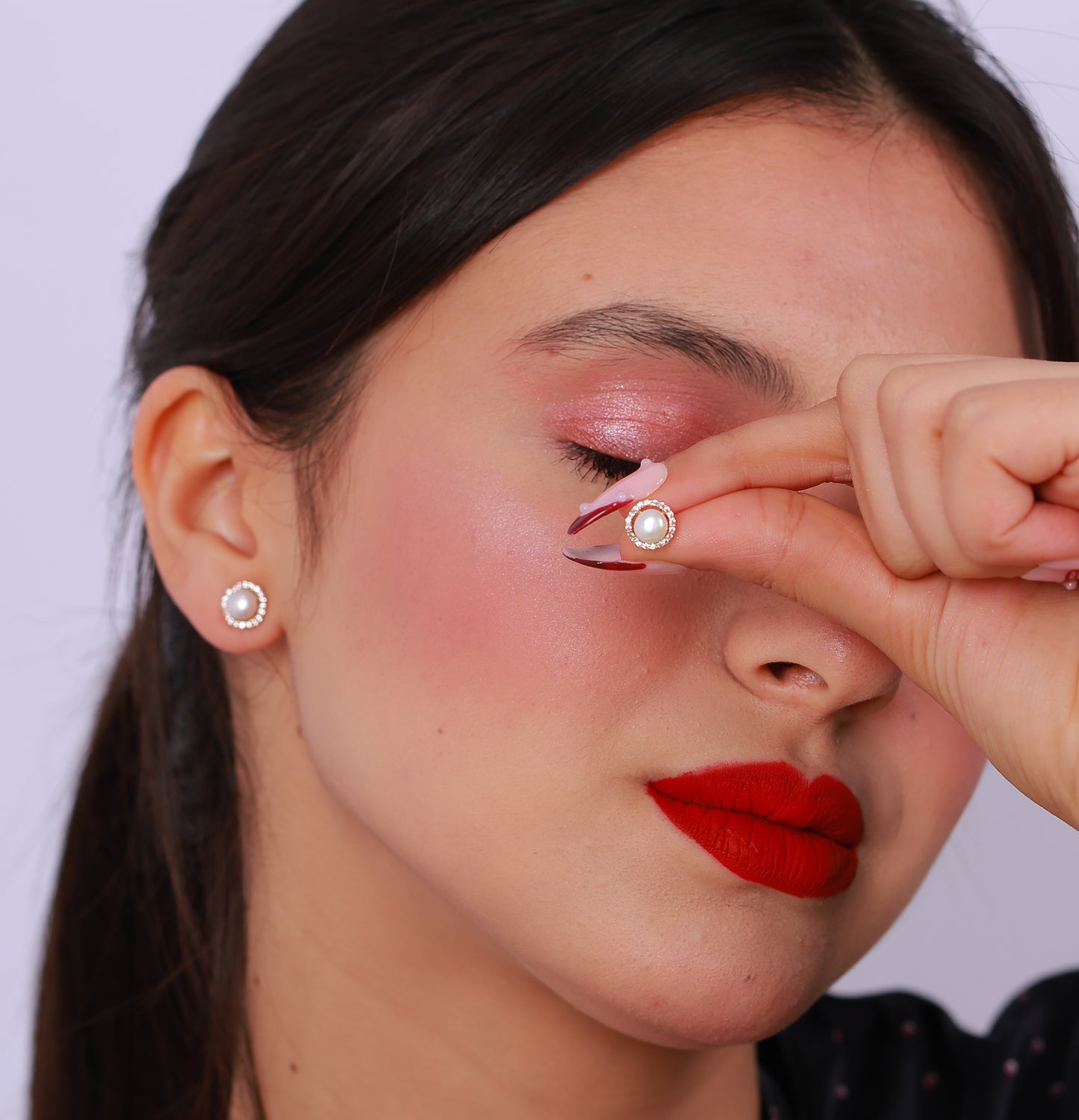 Boucle D'oreille Magnetite