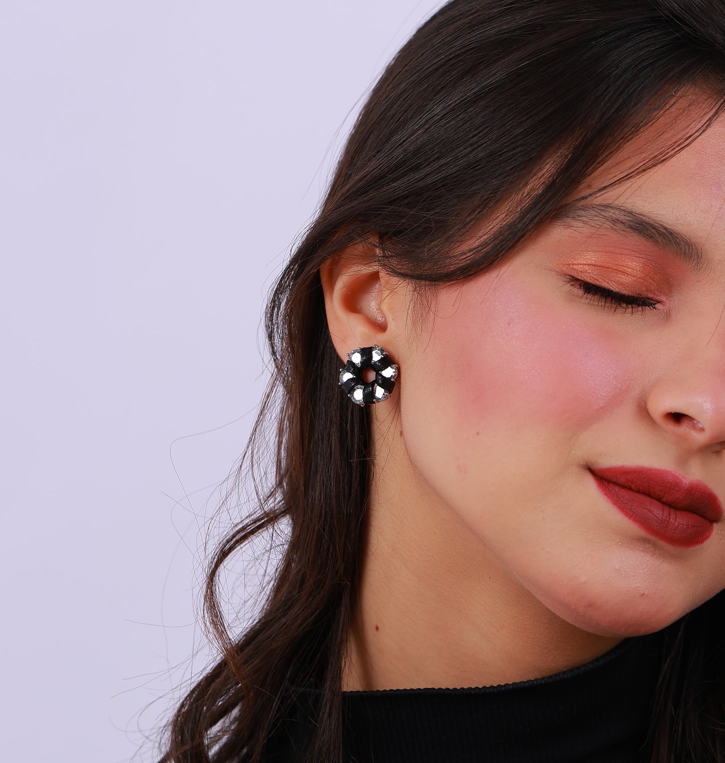 Boucle D'oreille Astra Black