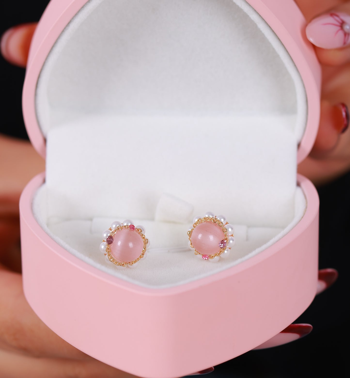 Boucle D'oreille Lily Pink