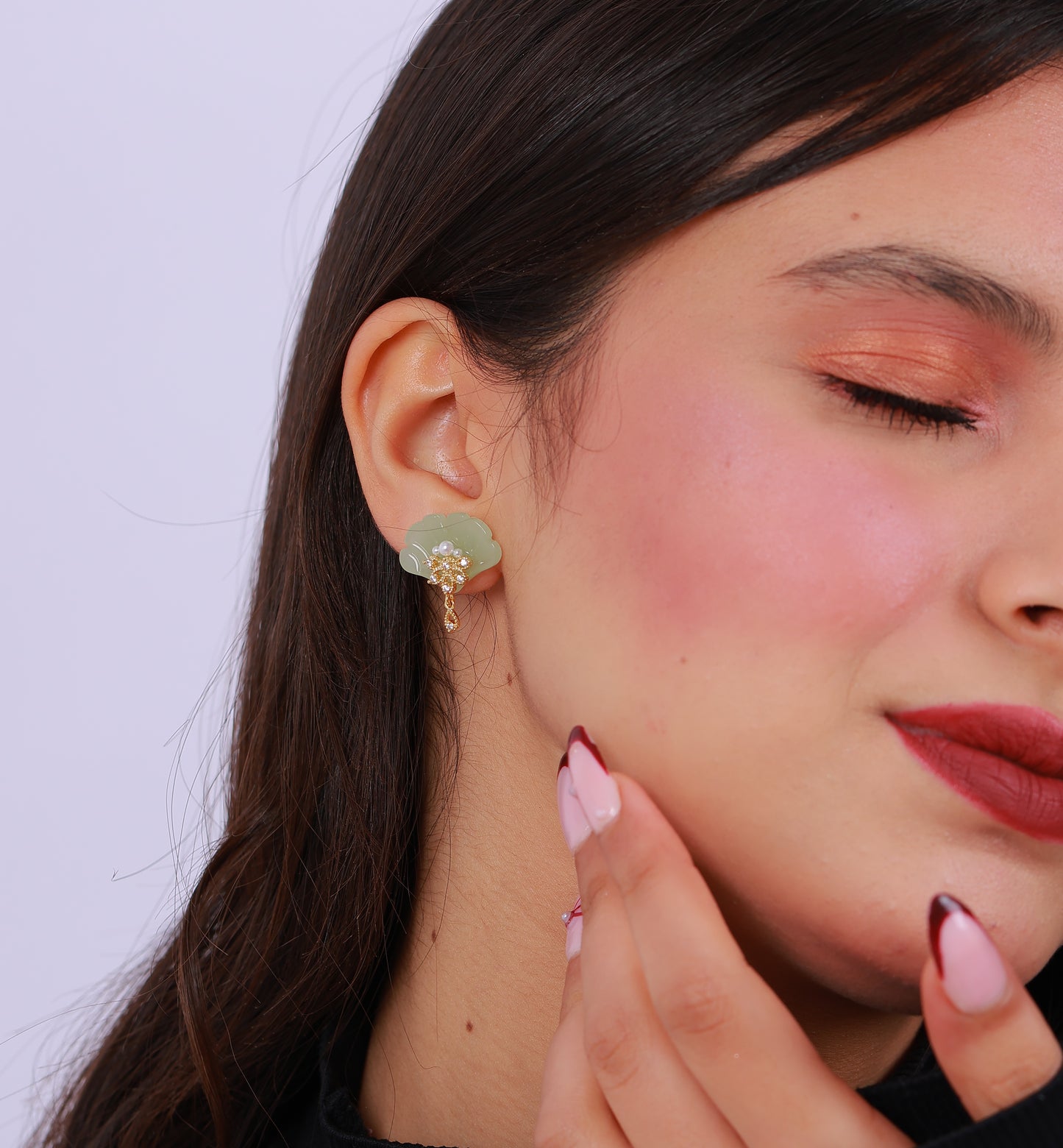 Boucle D'oreille Golden Champa