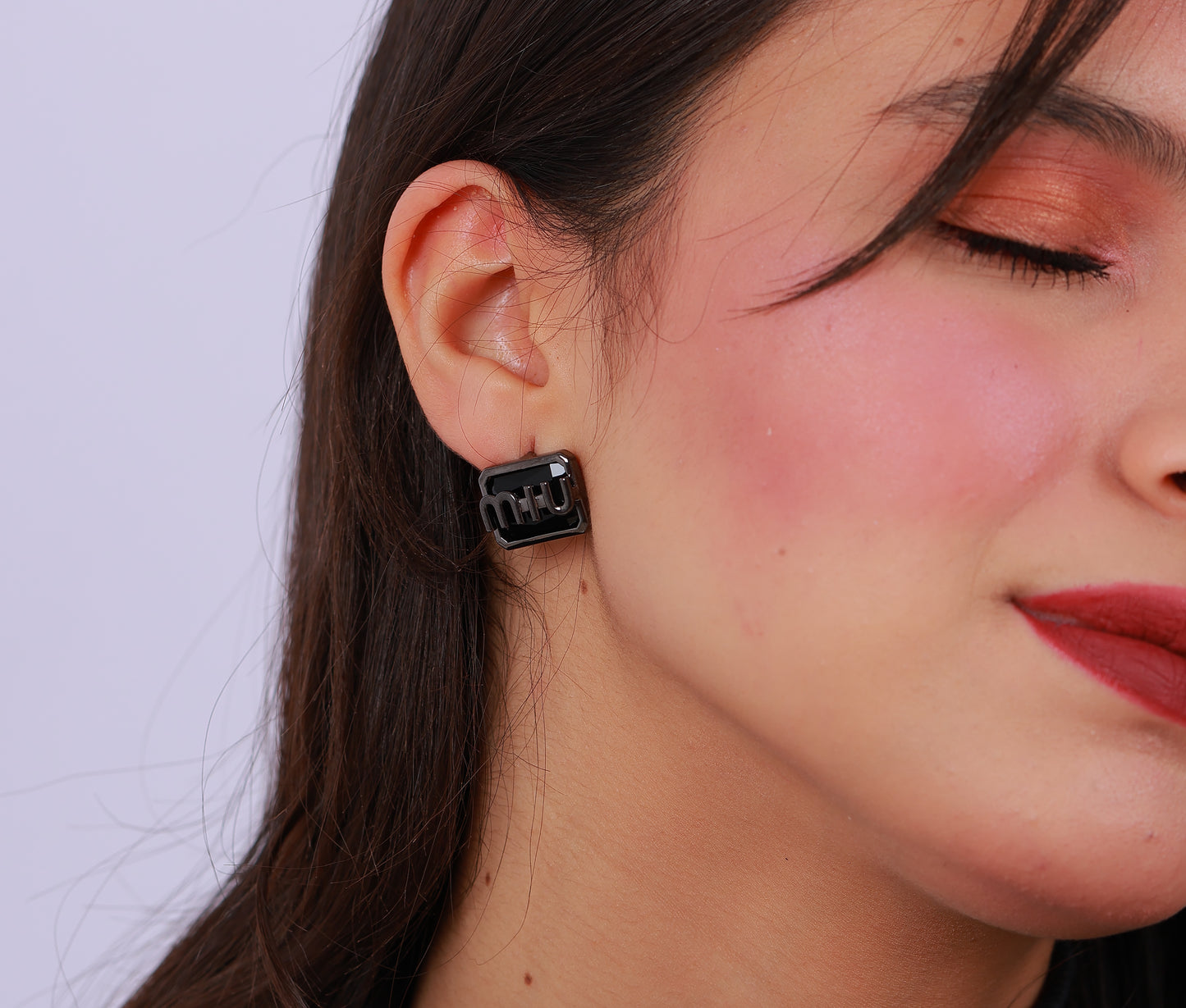 Boucle D'oreille Black Night