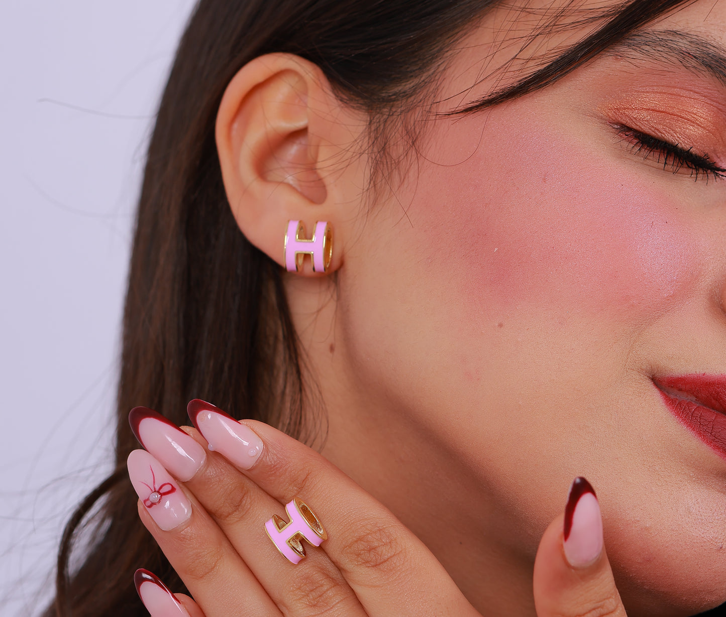 Boucle D'oreille Juniper Pink