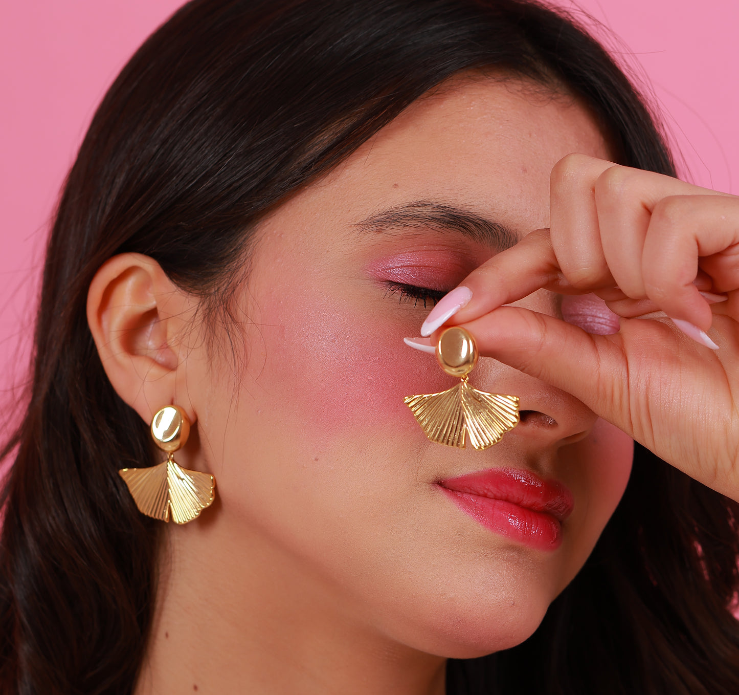 Boucle D'oreille Glittering Gold