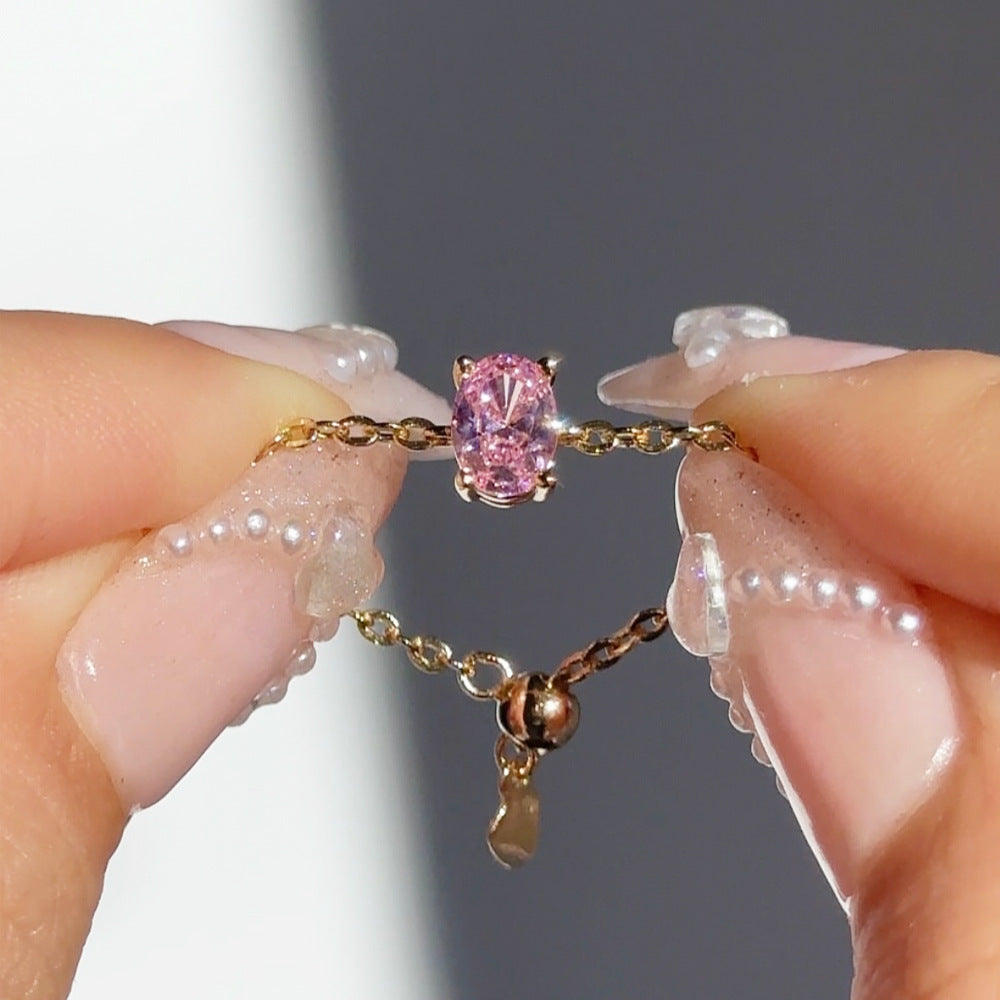 Bague Adjustable Pink