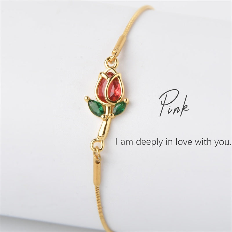 Bracelet - The Plucked Red Rose