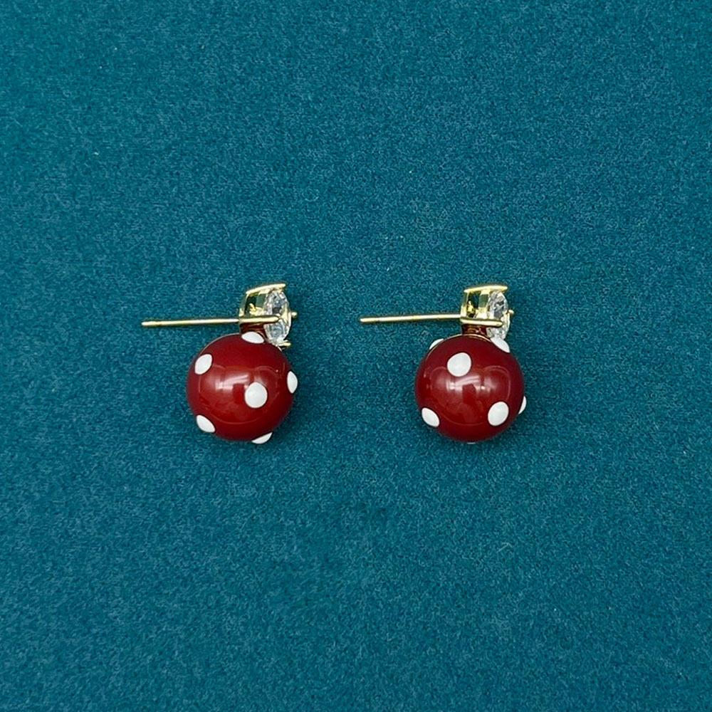 Boucle D'oreille Tessa Red