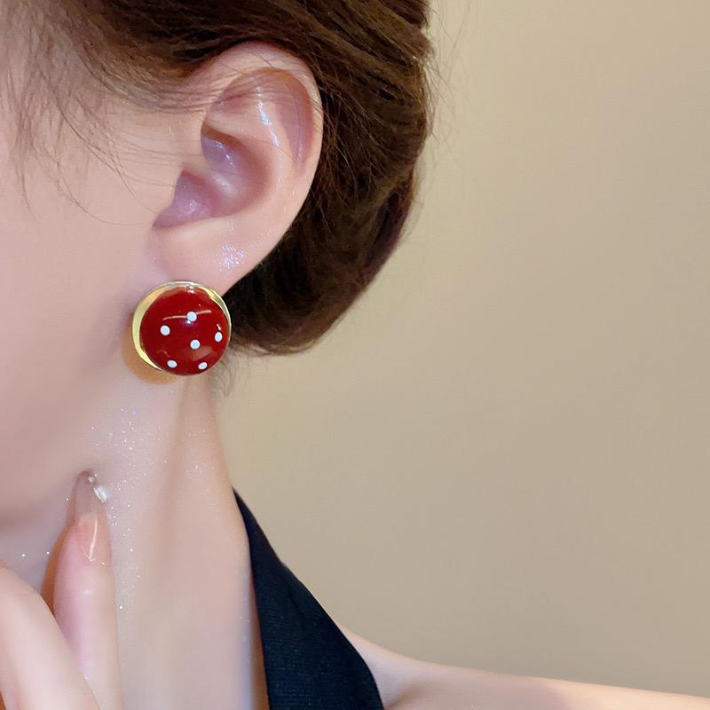 Boucle D'oreille Ivy Red