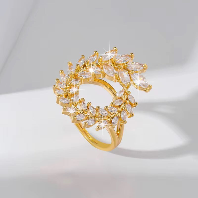Bague Golden Leaf