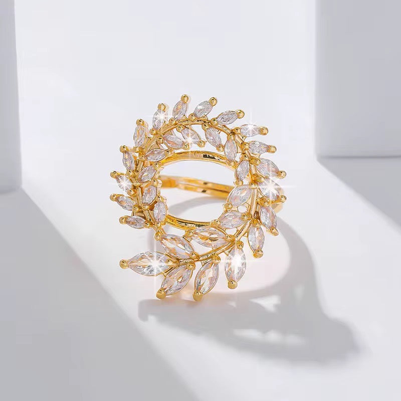 Bague Golden Leaf