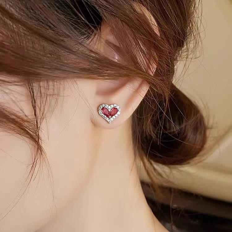 Boucle D'oreille Vivienne Red