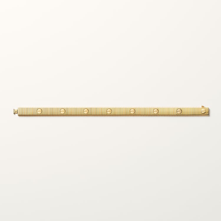 Bracelet - Ribbed Gold Bangle - Car - Tiier FC 722019