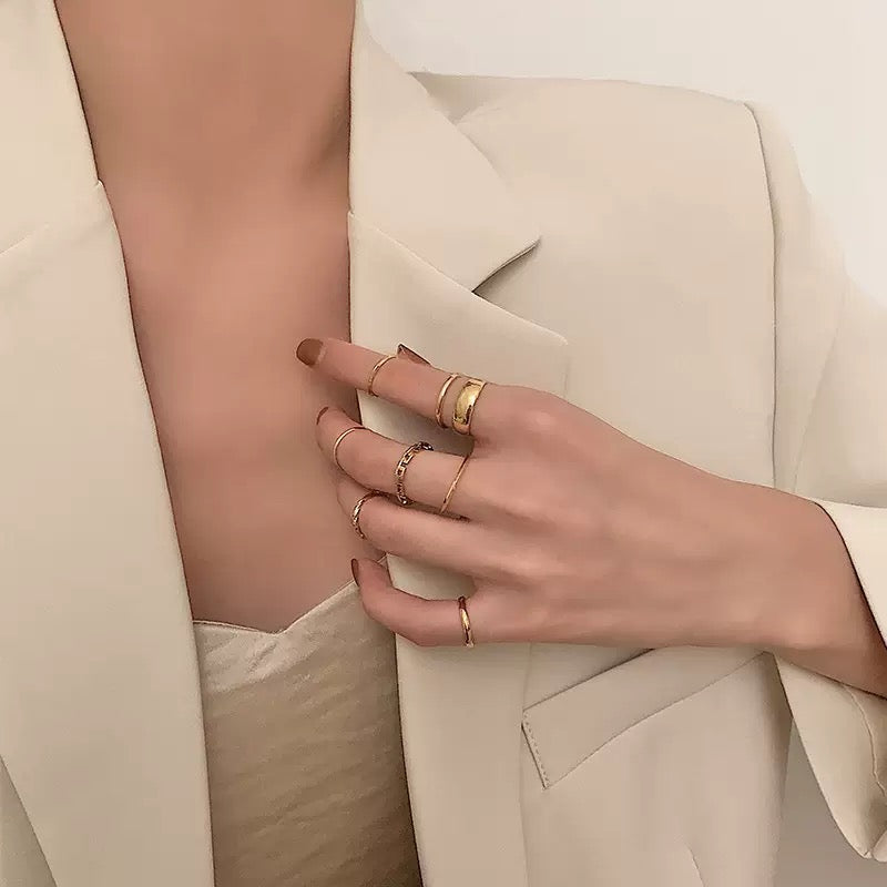 Lot Bague - Simplicity is The Ultimate