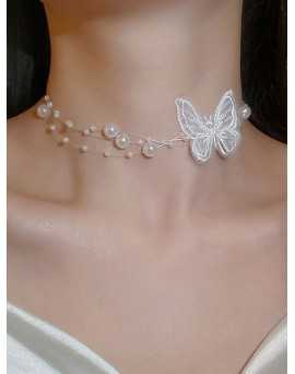 Collier Choker Papillon