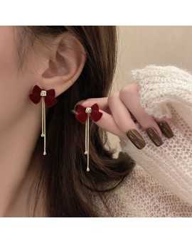 Boucles d'oreilles Rouge