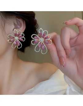 Boucles d'oreilles Fleur