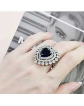 Bague Coeur Saphir