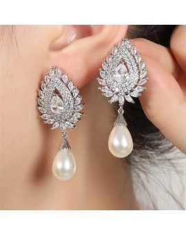 Boucles d'oreilles perles