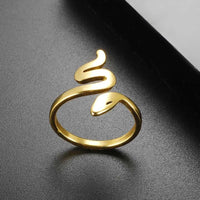 Bague Serpent En Acier Inoxydable