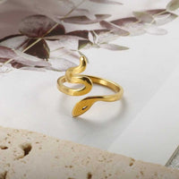 Bague Serpent En Acier Inoxydable