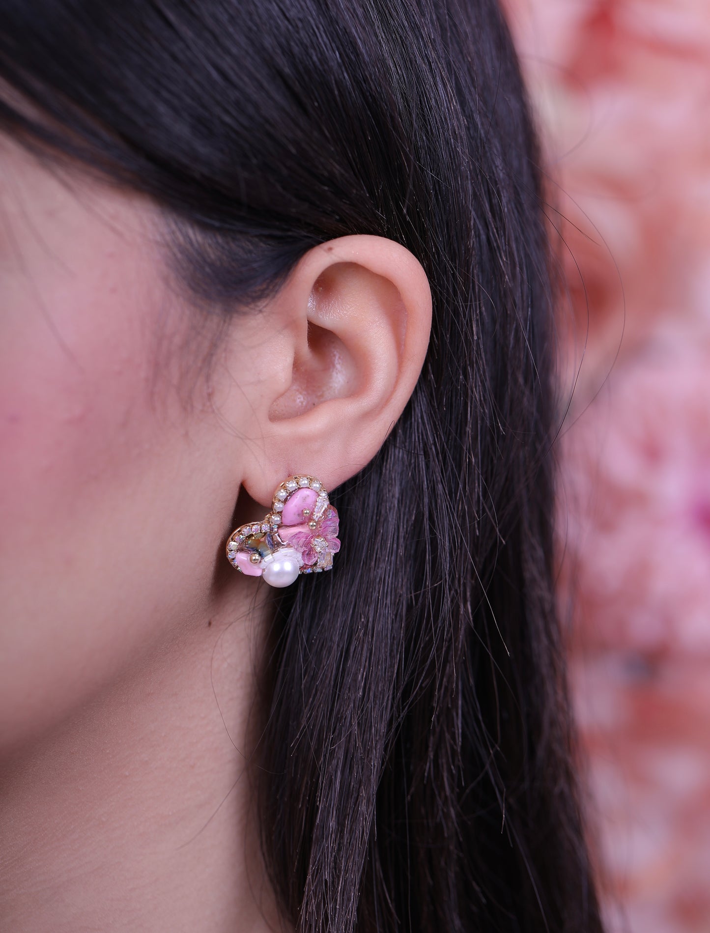 Boucle D'oreille Fuchsia