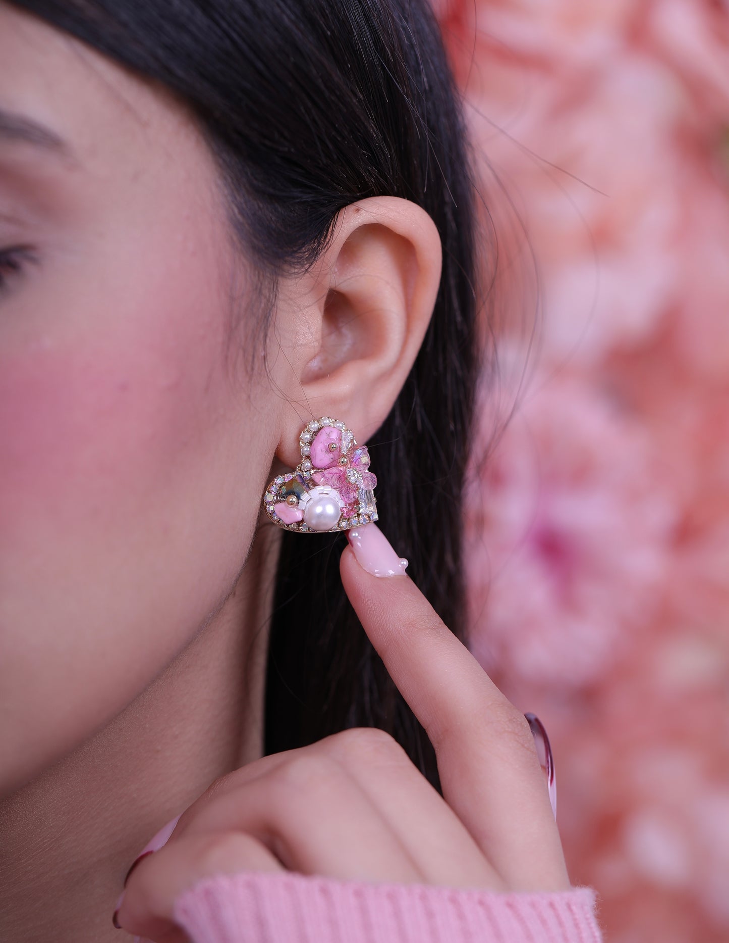 Boucle D'oreille Fuchsia