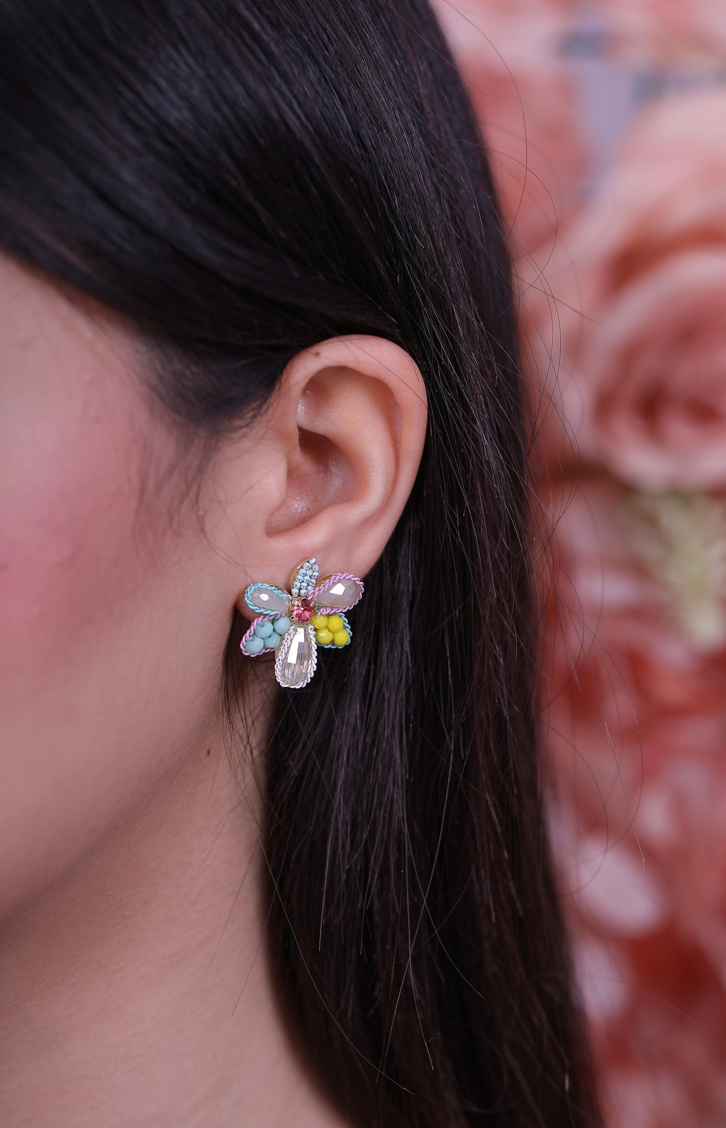 Boucle D'oreille Rainbow Bloom