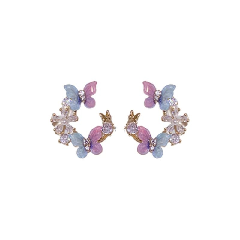 Boucles d'oreilles Papillon