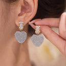 Boucles d'oreilles Coeur