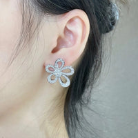 Boucles d'oreilles Fleur