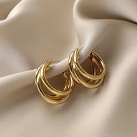 Boucles d'oreilles Triple Hoops