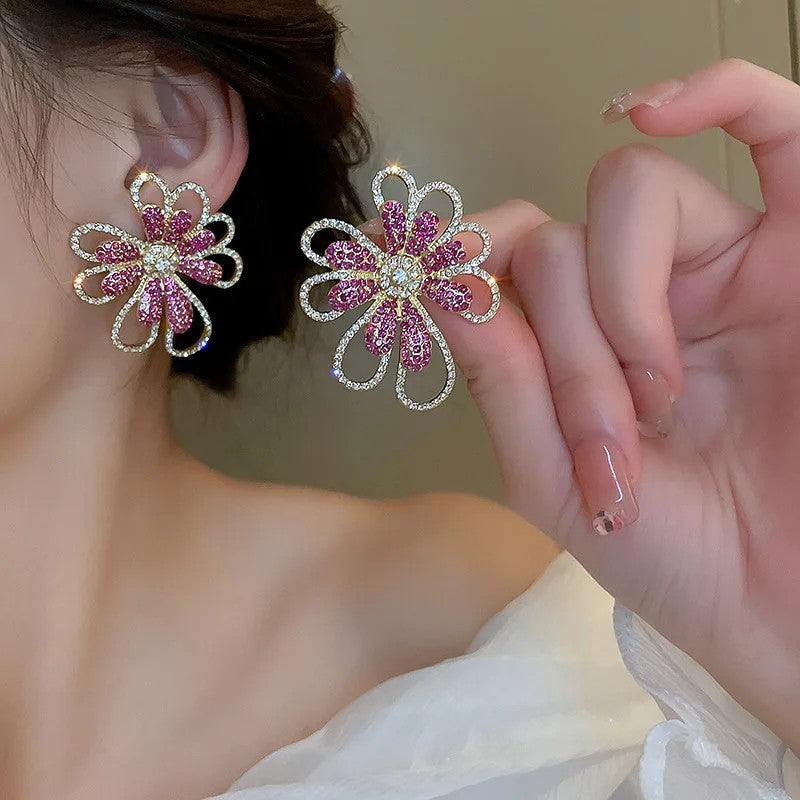 Boucles d'oreilles Fleur