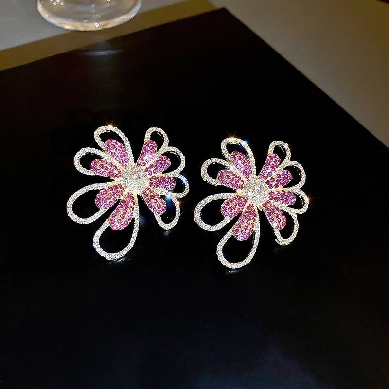 Boucles d'oreilles Fleur