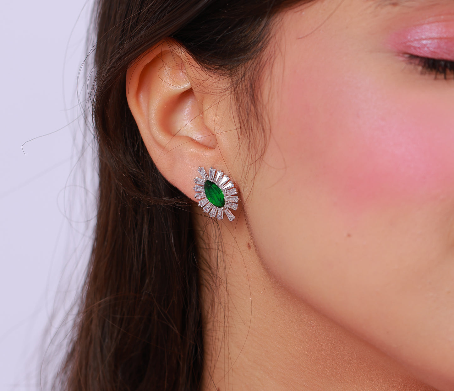 Boucle D'oreille Nova Green