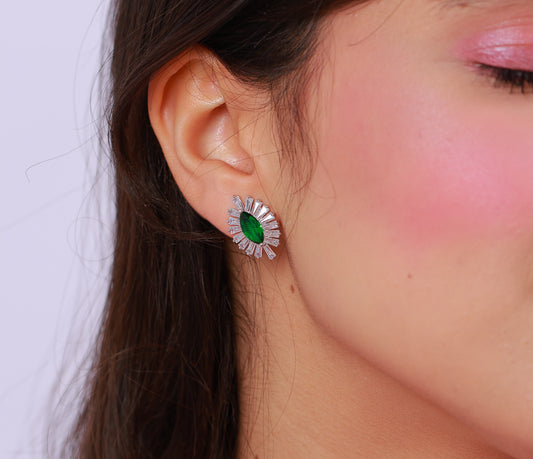 Boucle D'oreille Nova Green