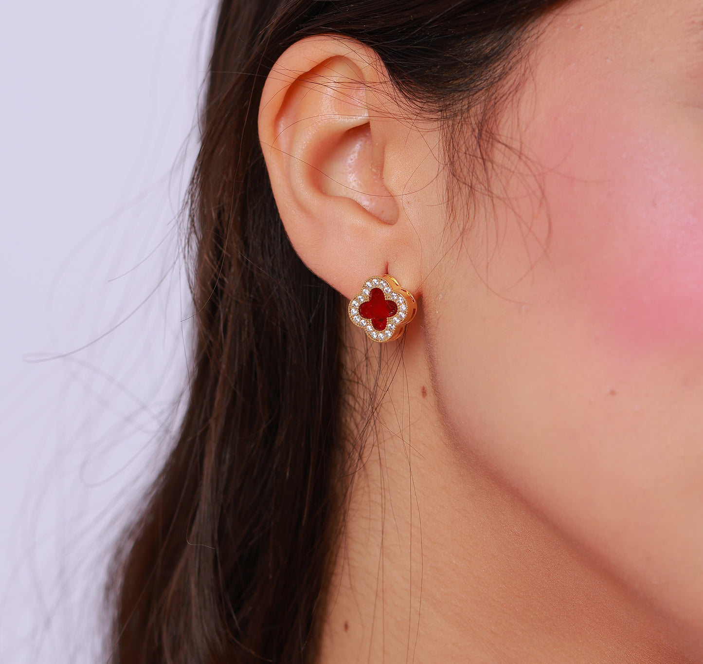 Boucle D'oreille Penelope Red