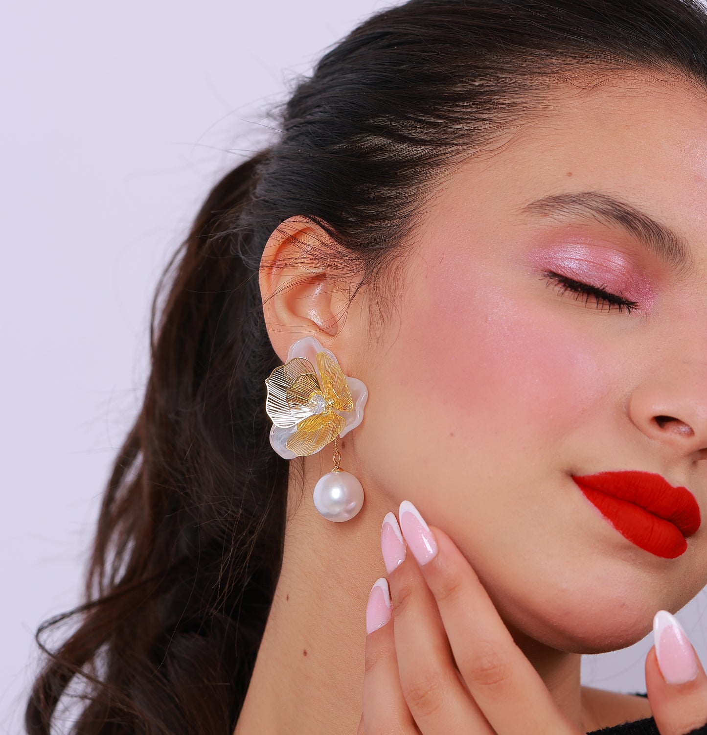 Boucle D'oreille Aster