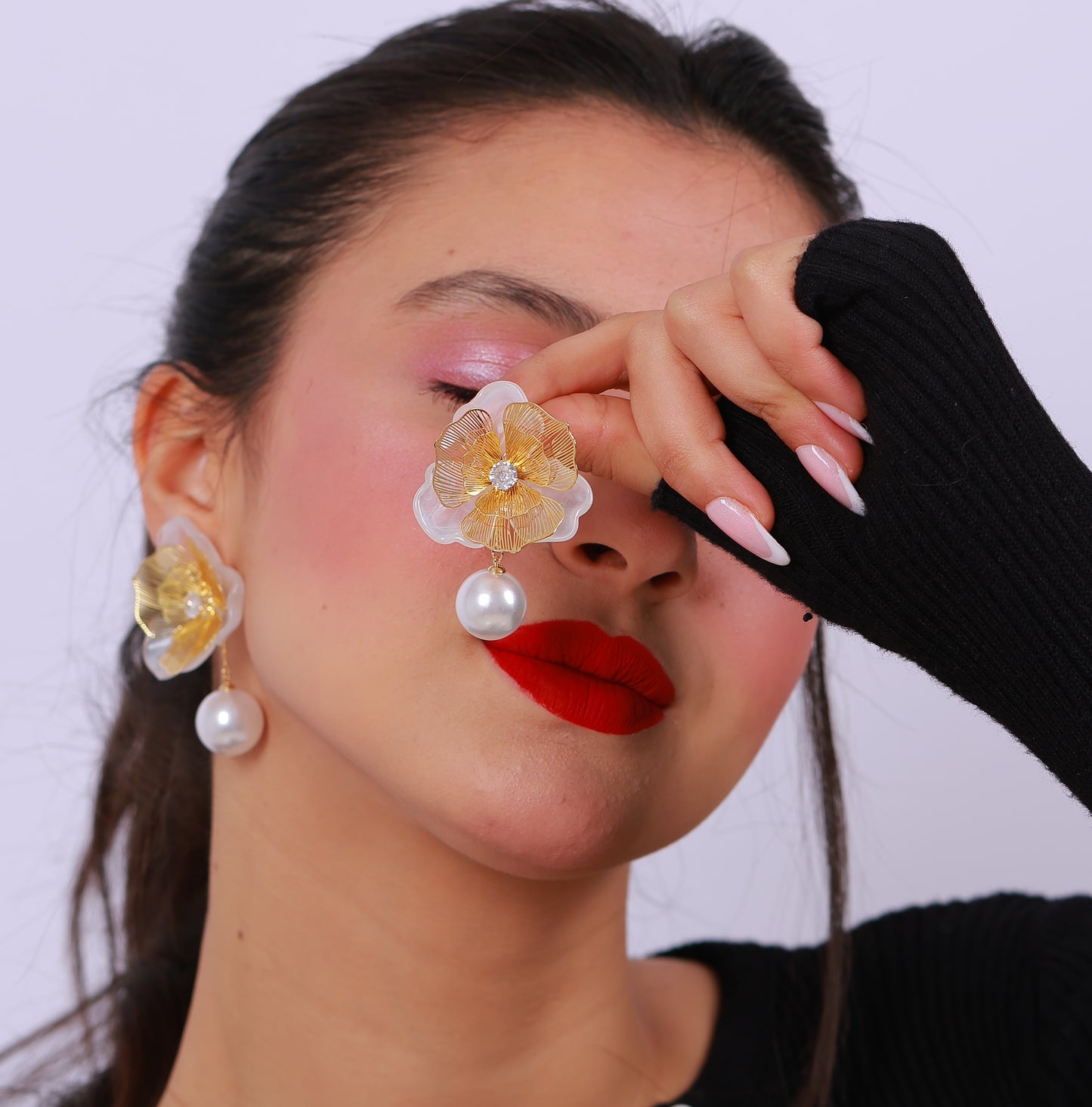 Boucle D'oreille Aster